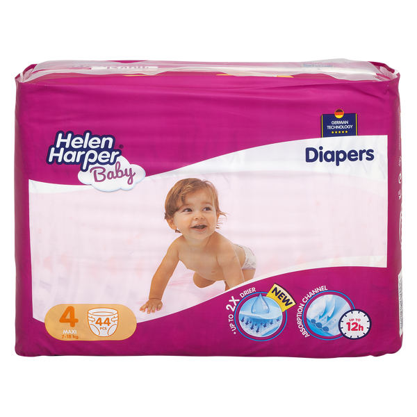 Helen Harper Baby MAXI (7-14 kg) Diapers 44 pcs.