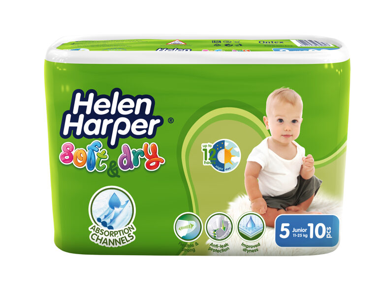 Helen Harper Soft&Dry JUNIOR (11-25 kg) Diapers 10 pcs.