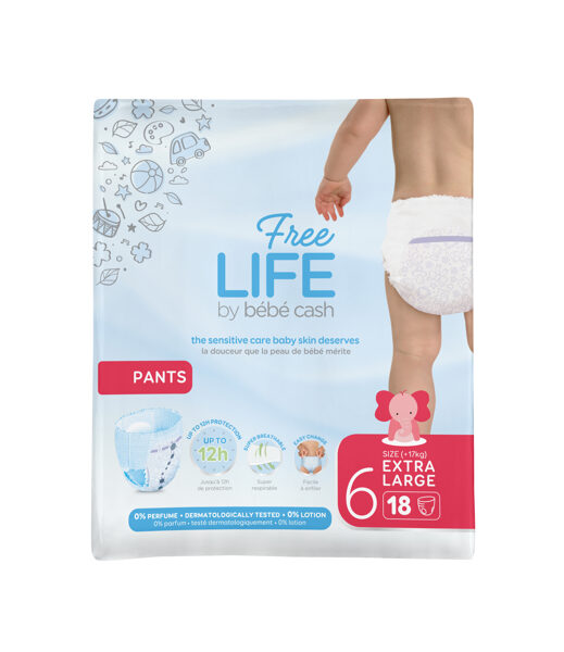 Freelife Bebe Cash XL (17+ kg) Pants 18 pcs.