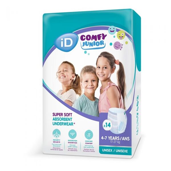 iD Comfy JUNIOR Slip (4-7 Years) Pants 14 pcs.