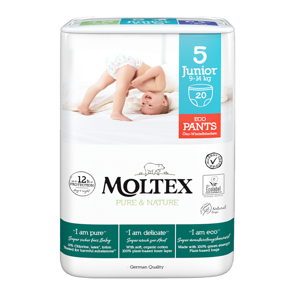 Moltex Pure&Nature JUNIOR (9-14 kg) Pants 20 pcs.